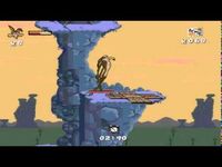 une photo d'Ã©cran de Desert Demolition sur Sega Megadrive